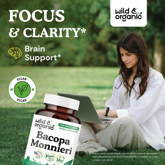 Hero image: Bacopa Monnieri Capsules 600 mg 120-count