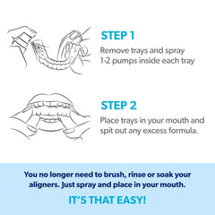 Killing 99.999% of bacteria in aligners