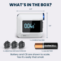 BACtrack C8 with HealthKit integration on iPhone