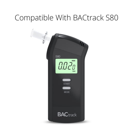 FDA-compliant food-grade plastic BACtrack mouthpieces