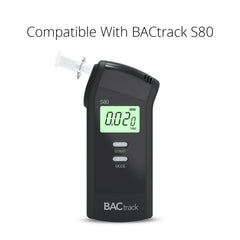 FDA-compliant food-grade plastic BACtrack mouthpieces