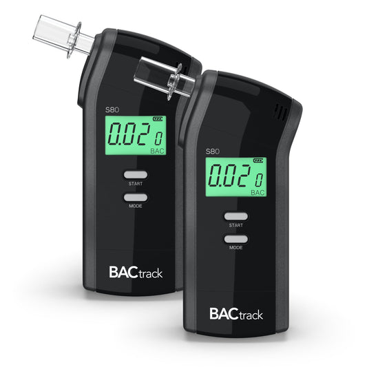 BACtrack S80 Breathalyzer device and packaging