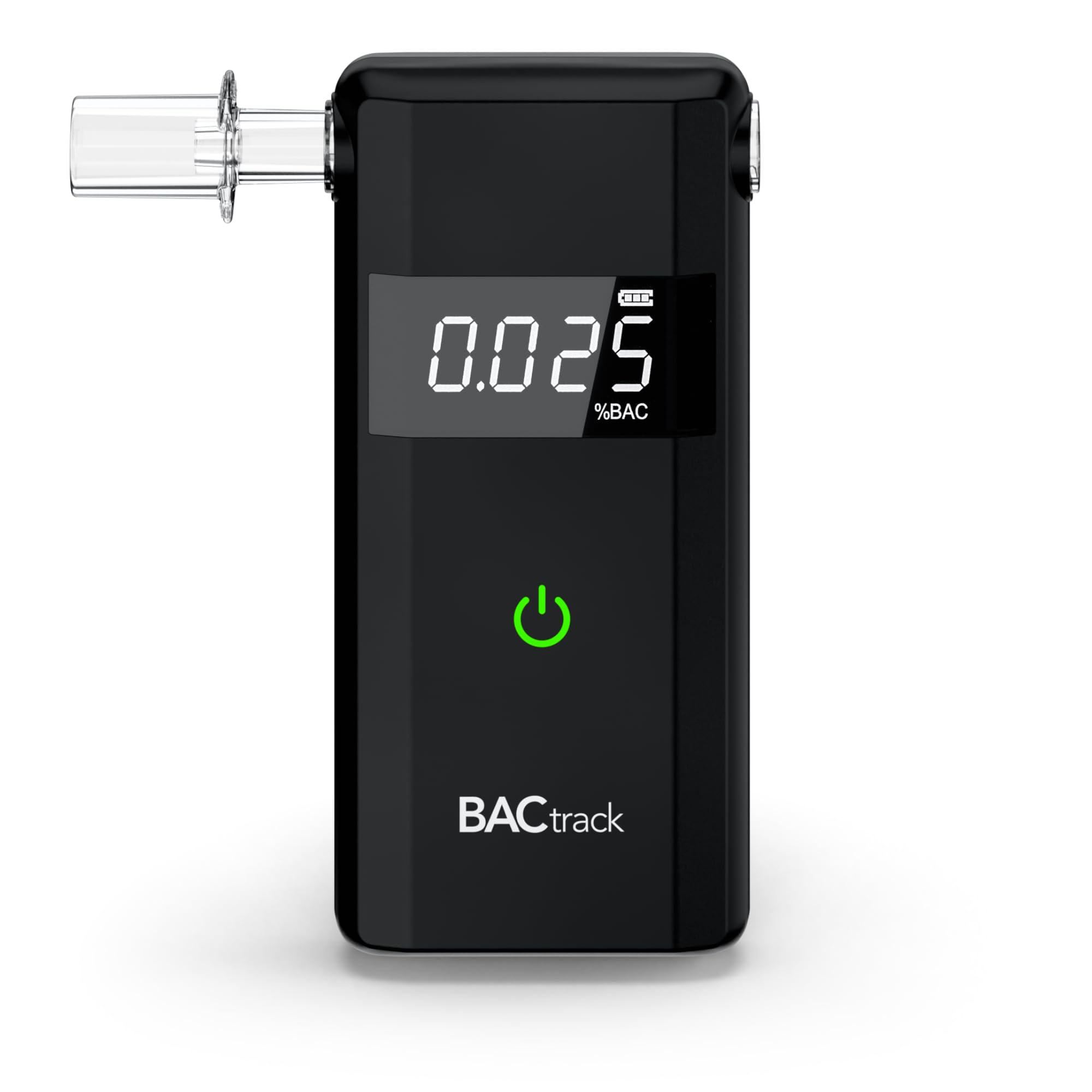 BACtrack Scout breathalyzer in compact black housing