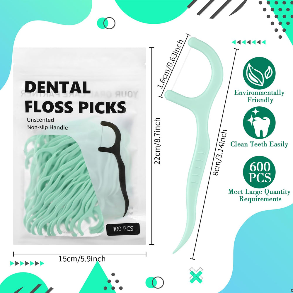 200 floss sticks bulk packaging for home or office