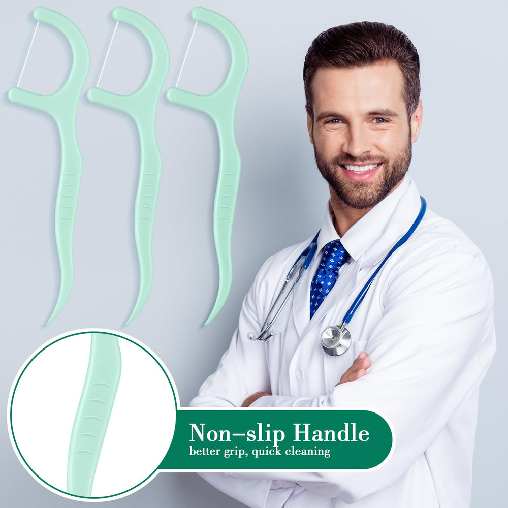 Strong and reliable floss picks gentle on gums