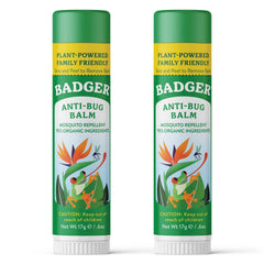 Badger Bug Repellent Stick application—mess-free, natural mosquito protection on skin.