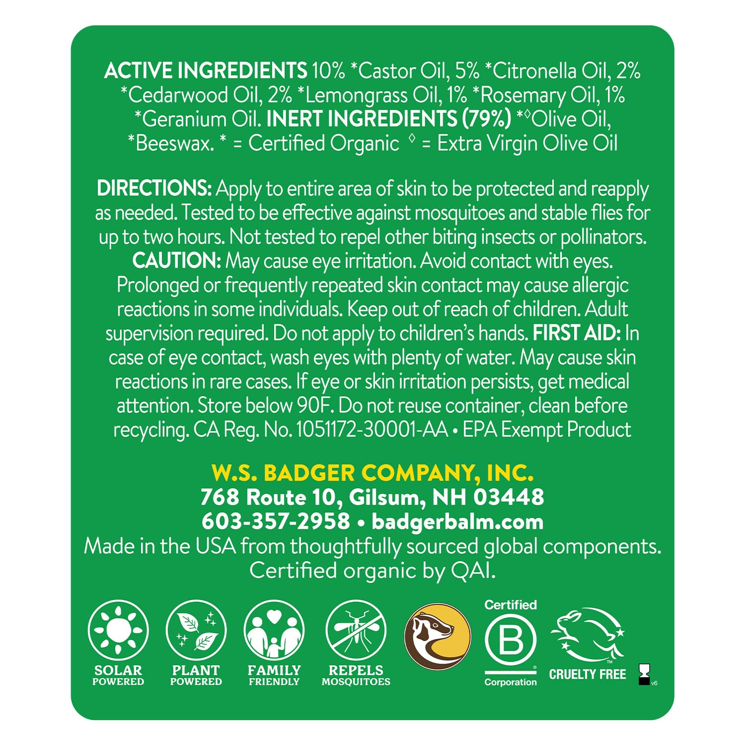 Badger Bug Repellent Stick family-friendly use—safe for adults and children during adventures.