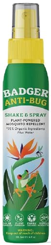 Badger Bug Spray outdoor scene shows family use while hiking