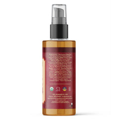Angled view of Badger Ginger Massage Oil bottle