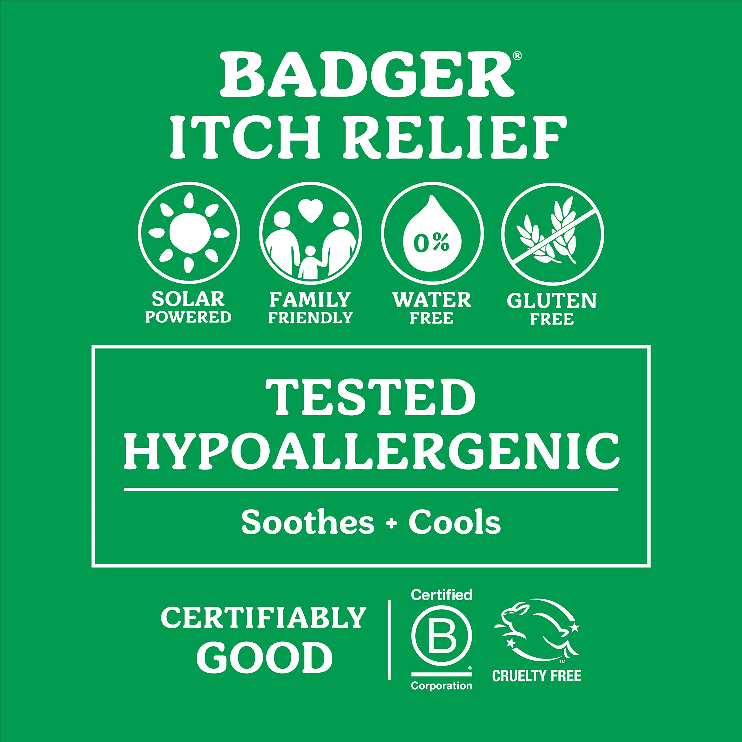 Badger Organic oatmeal menthol texture close-up showing natural cooling and relief.