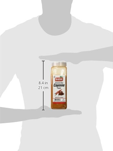 Badia Pepper Cayenne 16 oz bottle back label
