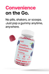 Pre-workout ready-to-go Baese Creatine Monohydrate Gummies in hand