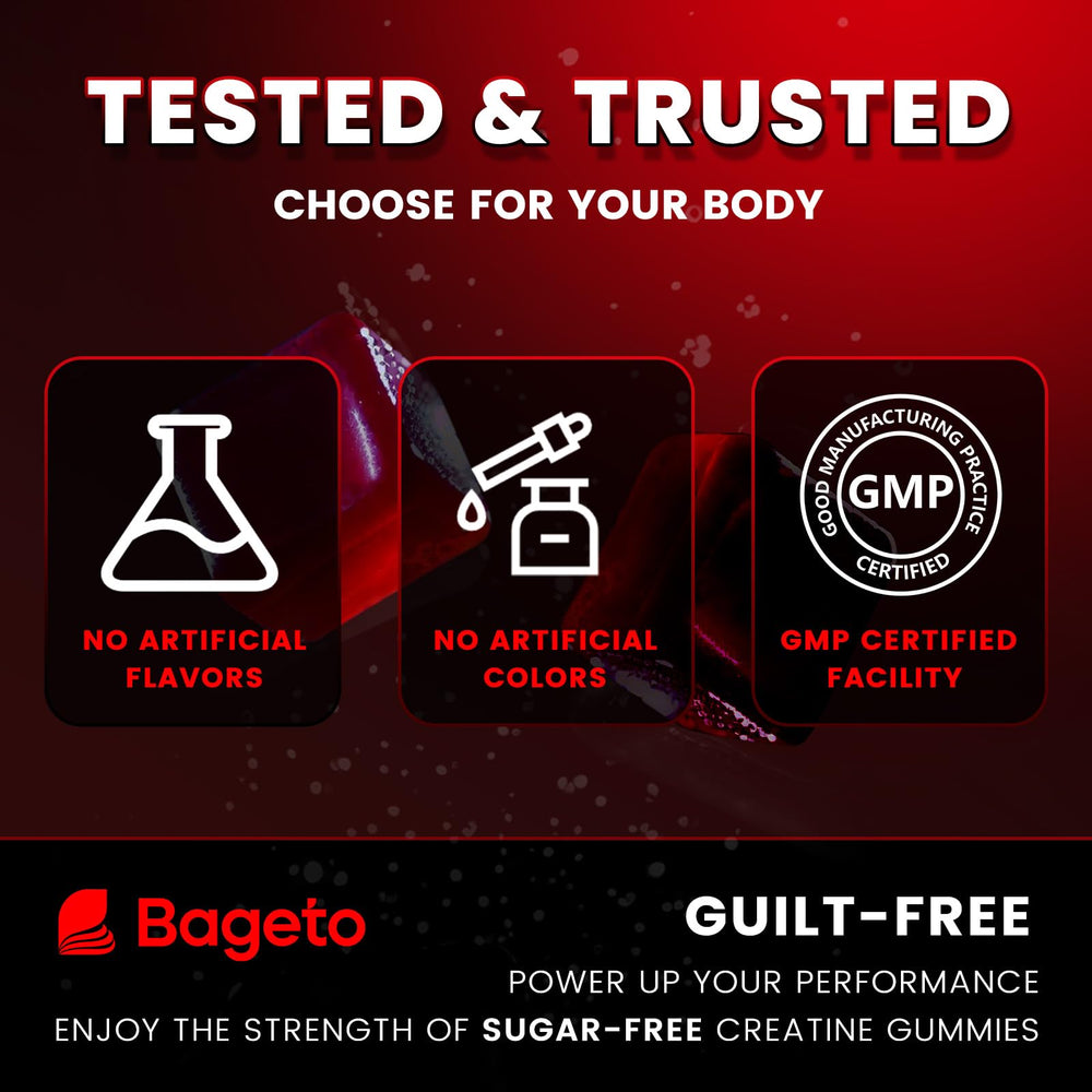 Electrolyte blend (magnesium and potassium) in Bageto gummies