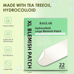 BAGLAK after-use patch removed to reveal protected, clean skin surface.