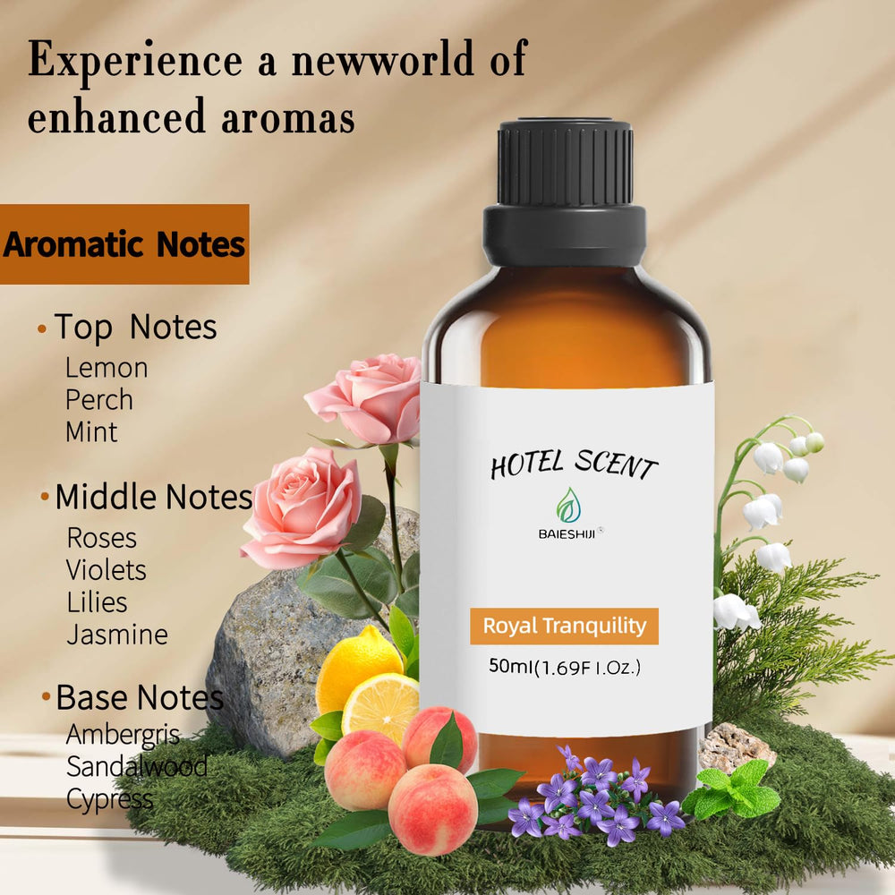 BAIESHIJI Roy Tranquility diffuser in room creates spa-like luxury.