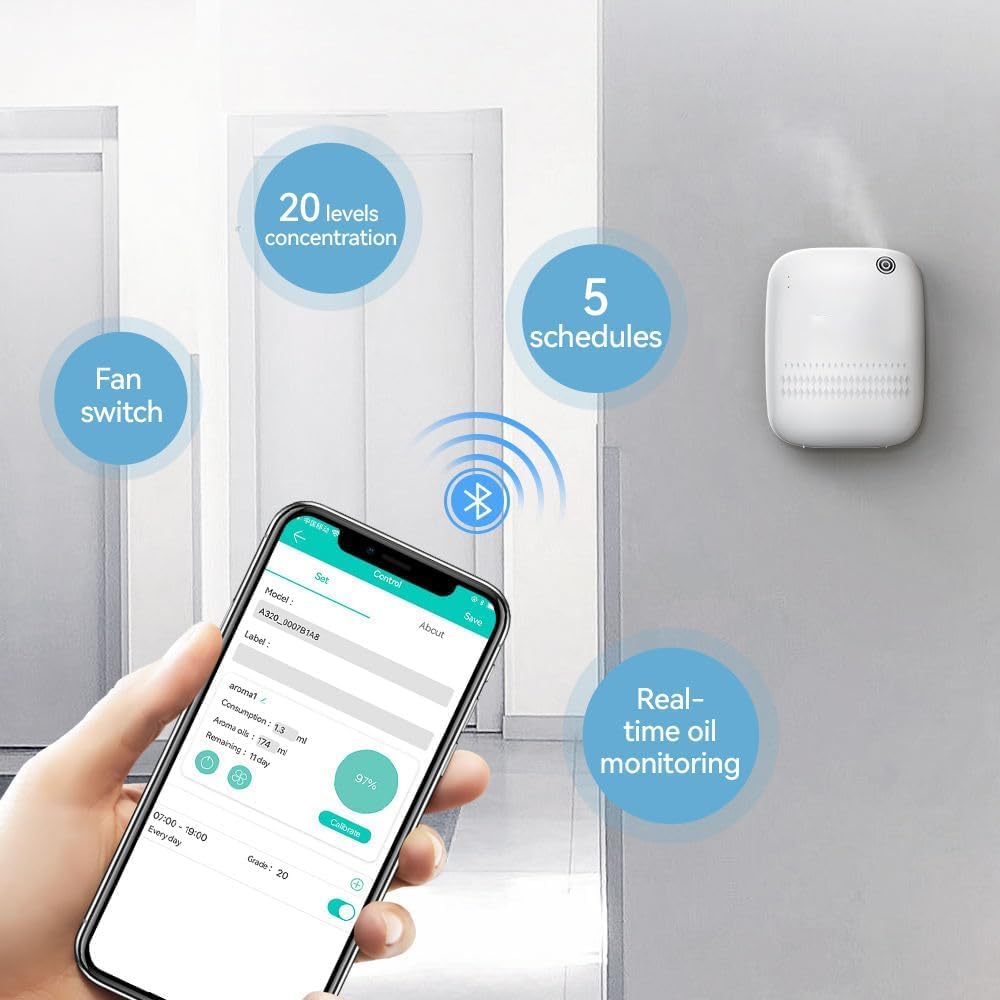 Scent diffusion creating ambiance across a large space