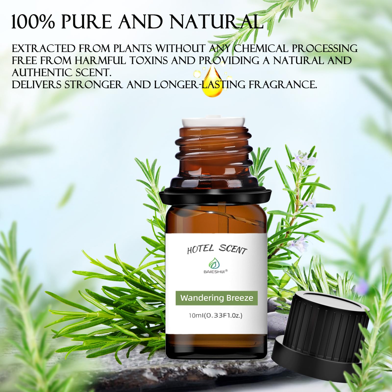 BAIESHIJI Wandering Breeze white-tea-rose heart offers a luxurious hotel-inspired aura