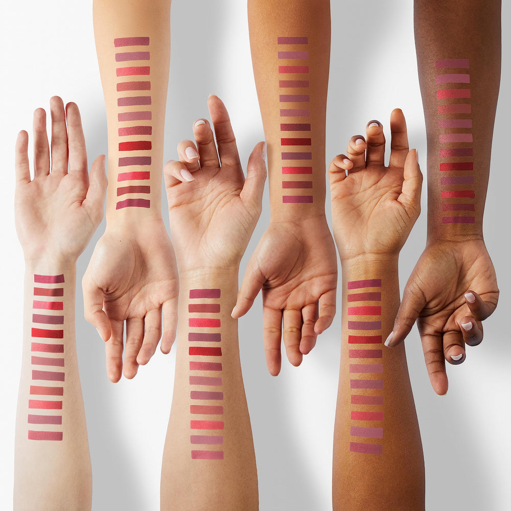BAISEN DIARY botanicals hydrate for comfortable lip color.