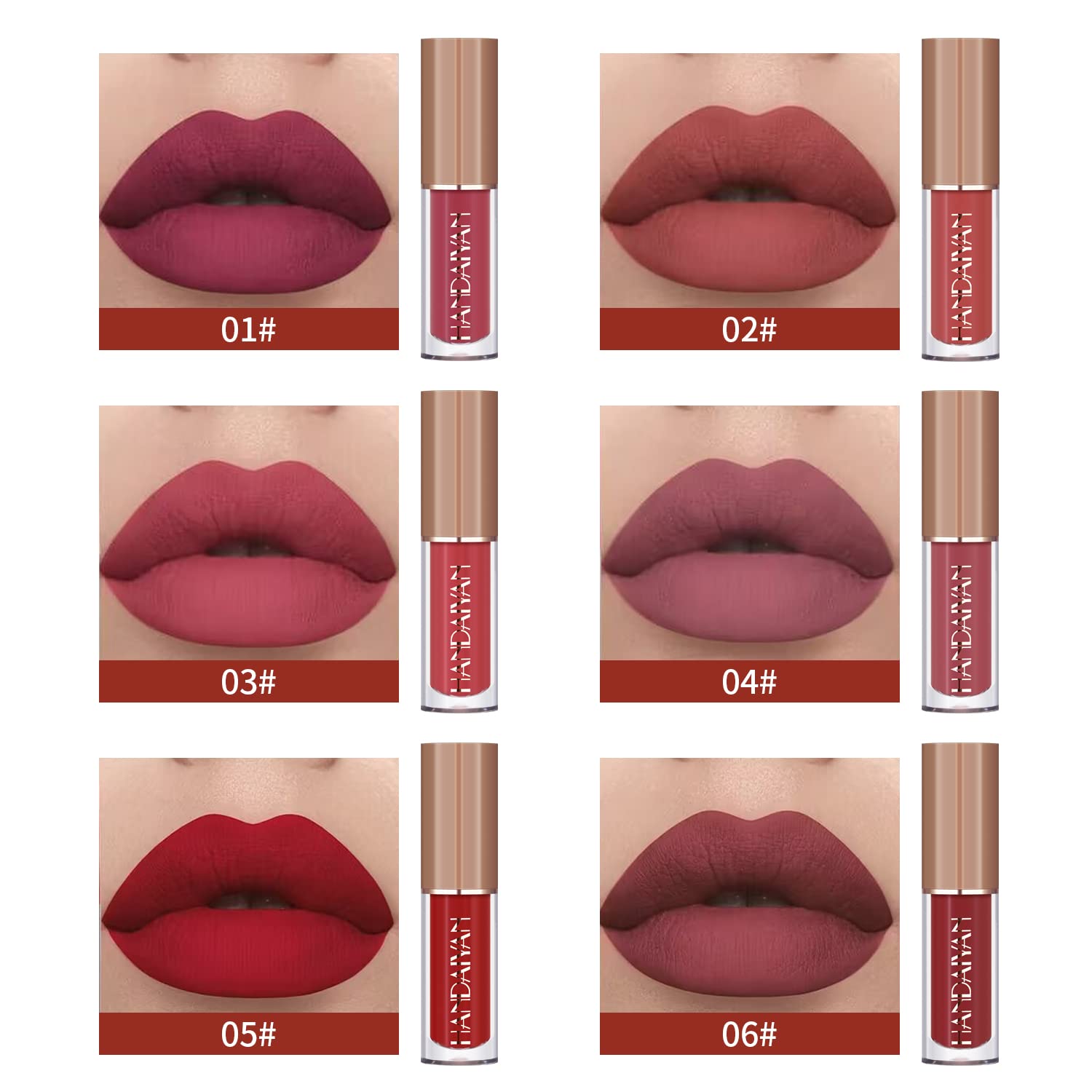 BAISEN DIARY kiss-proof formula offers long wear with minimal touchups.