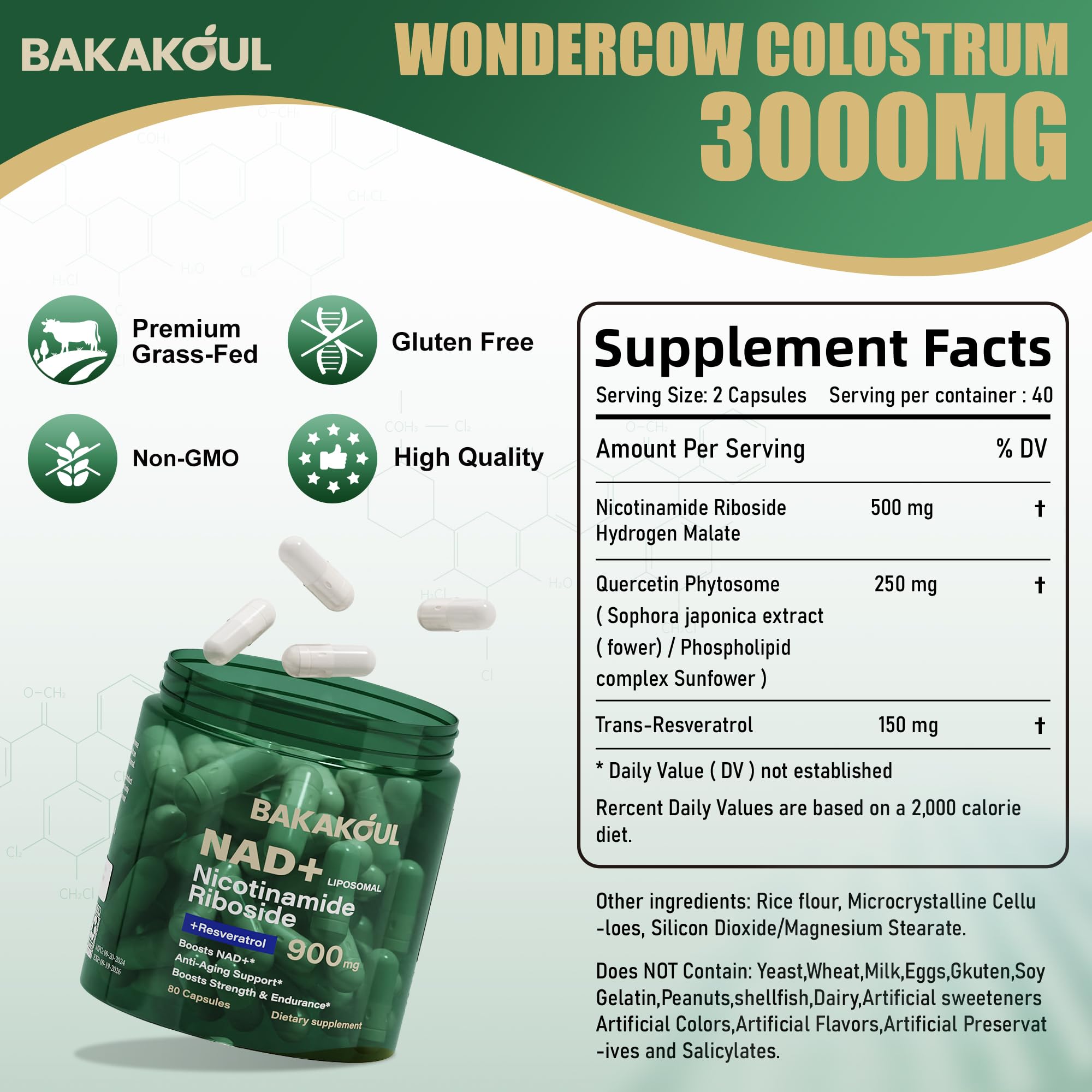 Liposomal Nicotinamide Riboside capsules