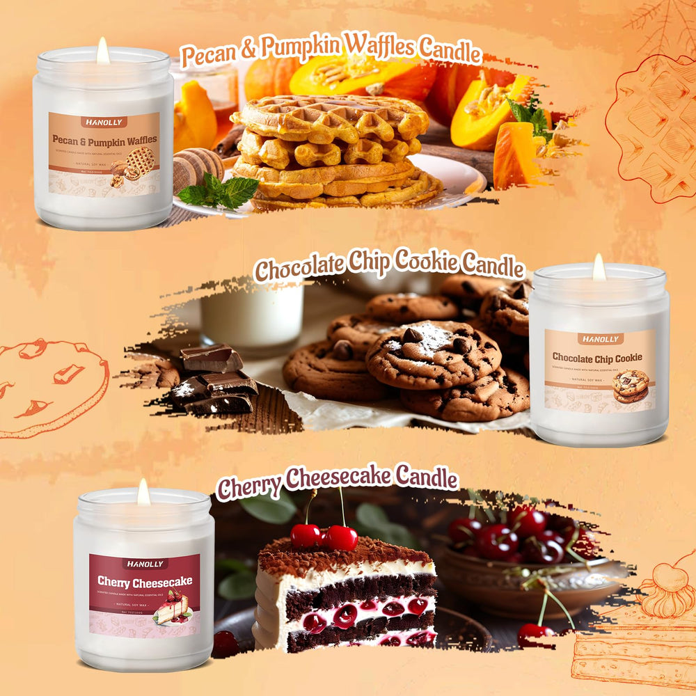 Gingerbread scented soy wax candle