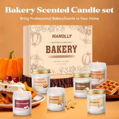 Gift-ready packaging for Bakery Candles Set