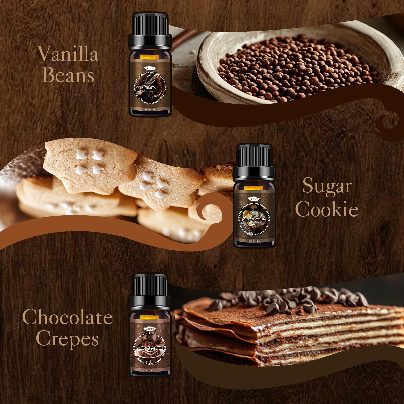 Cinnamon rolls fragrance oil 10ml for diffusers and candle making.