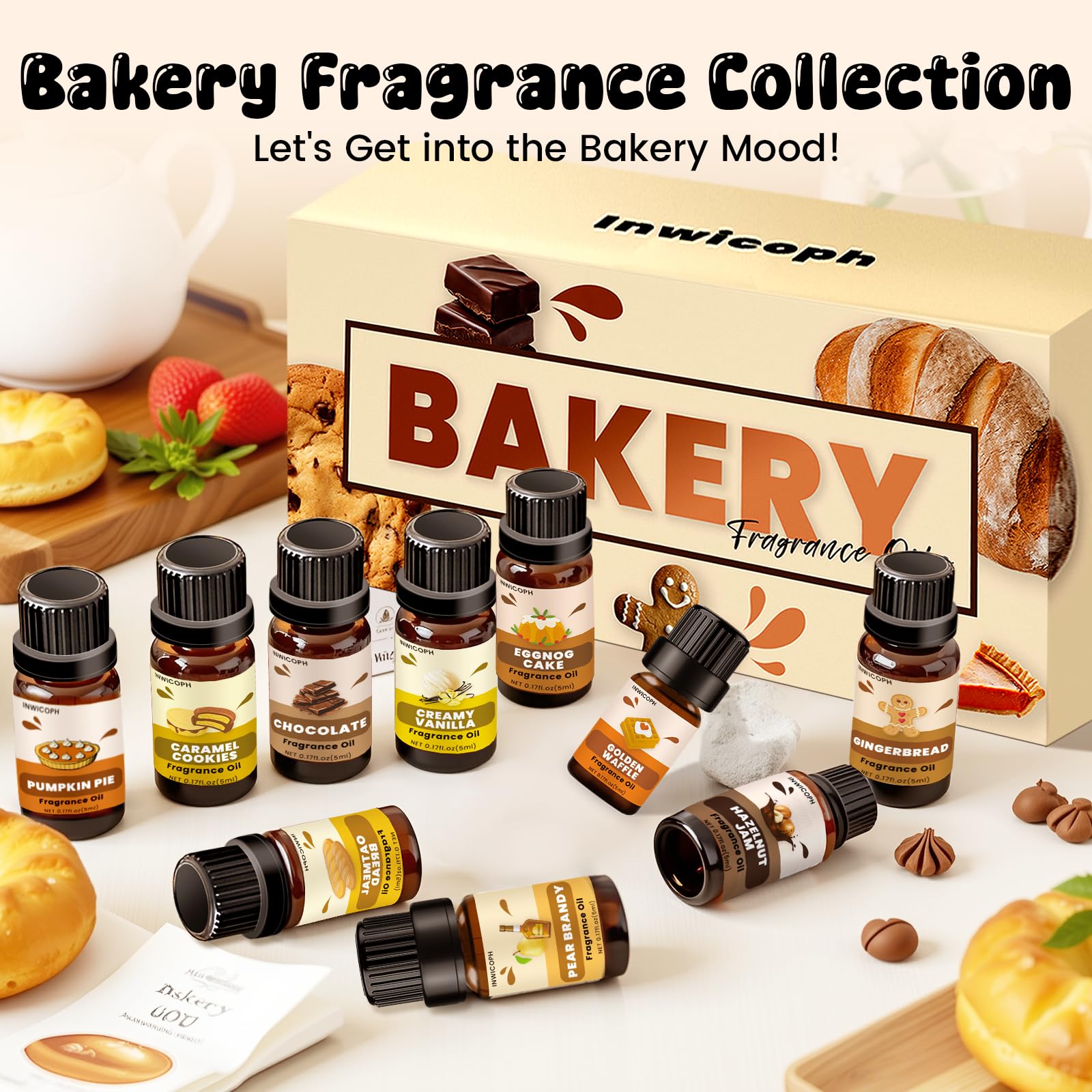 Golden Waffle fragrance oil bottle from the Bakery Essential Oils Set