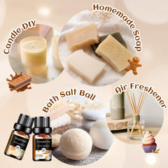 Elegant packaging of Bakery Essential Oils Set