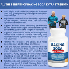 Organic-use baking soda capsules in veggie capsule – image 03