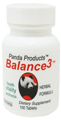 Balance 3 herbal formula bottle label
