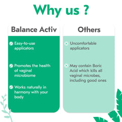 Balance Activ Odor Relief glycogen focus near ingredients illustration signals natural support.
