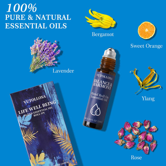 Back view of Balance & Harmony Roll-On bottle with label