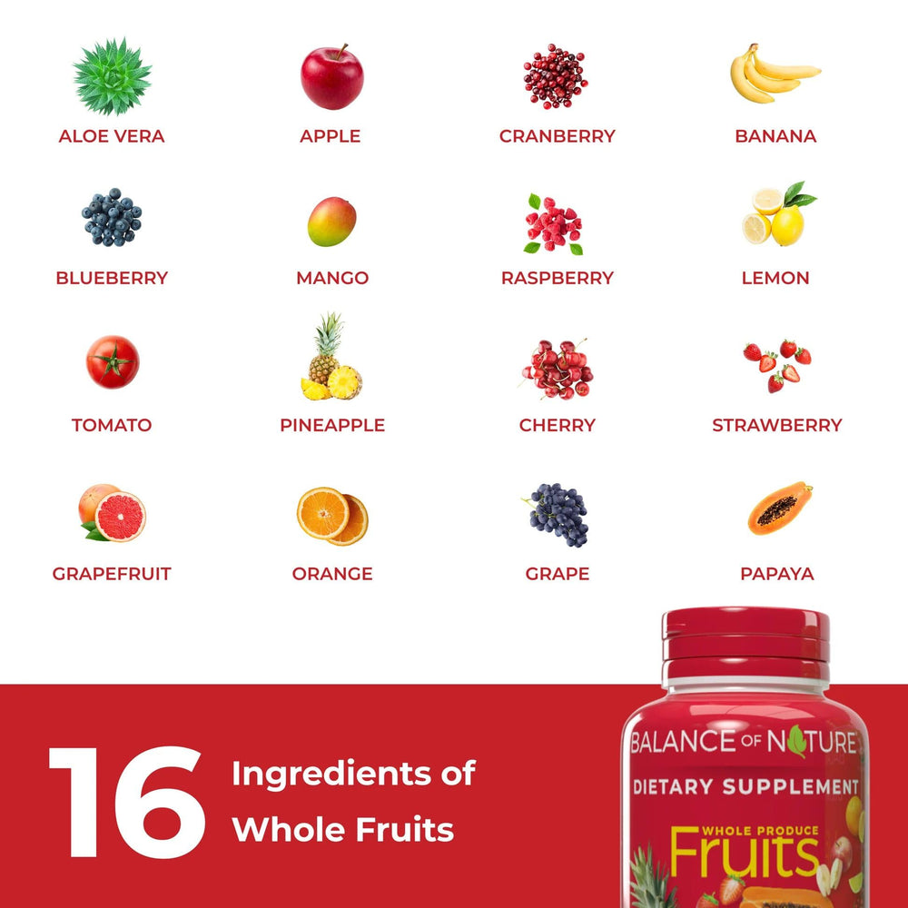 Balance of Nature bundle featuring Fruits, Veggies and Fiber & Spice