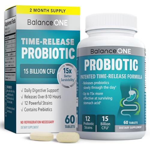 Balance ONE Probiotic bottle with label