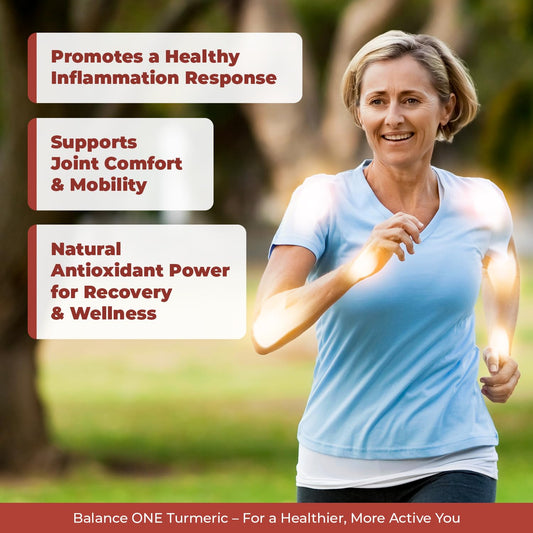 Balance ONE Turmeric 1000mg bottle product shot