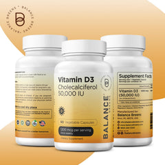 Close-up of Vitamin D3 capsules