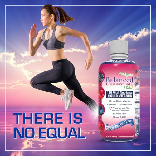 Balanced Essentials 2 Pack bottles with berry splash label