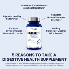 BalanceMD Vaginal Probiotics ingredients layout