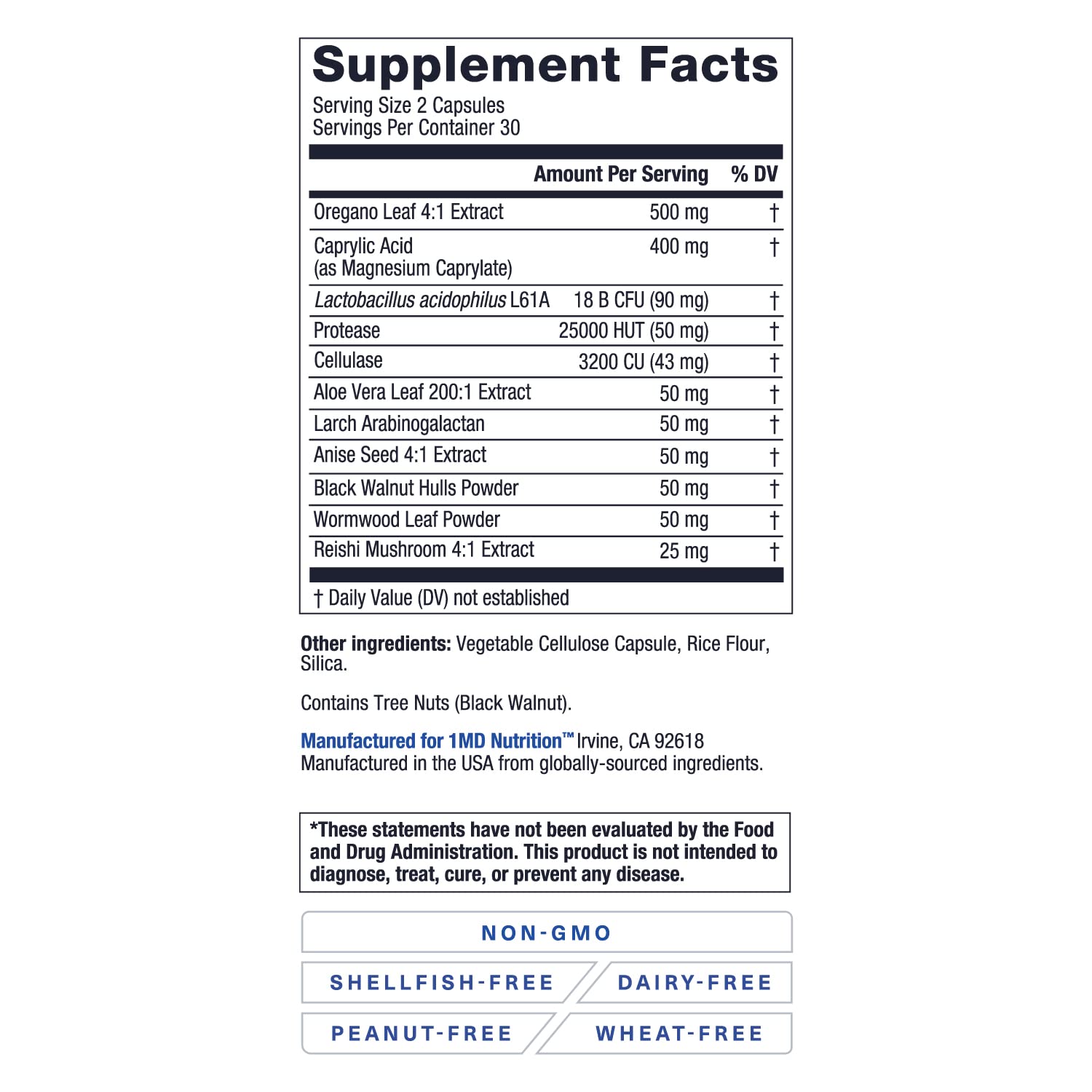 Lactobacillus culture used in BalanceMD Vaginal Probiotics