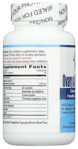 Product label showing 60 capsules and gluten-free formulation