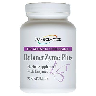 BalanceZyme Plus bottle front view, 90 capsules