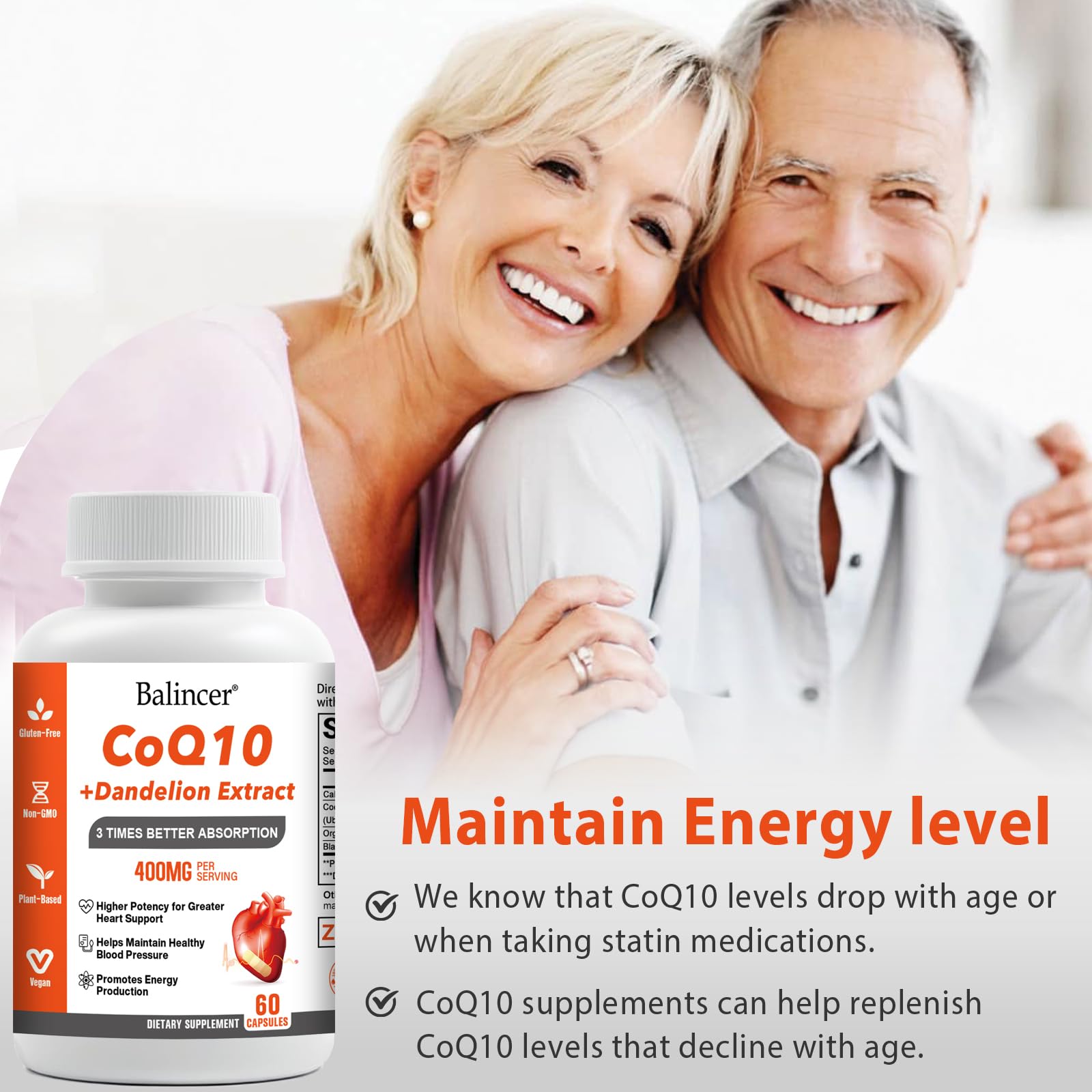 Non-GMO dairy-free and gluten-free supplement ingredients