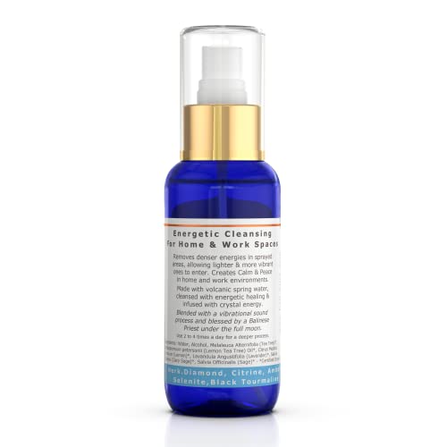 Close-up of Lavender, Lemon and Tea Tree essential oils used in Balipura spray