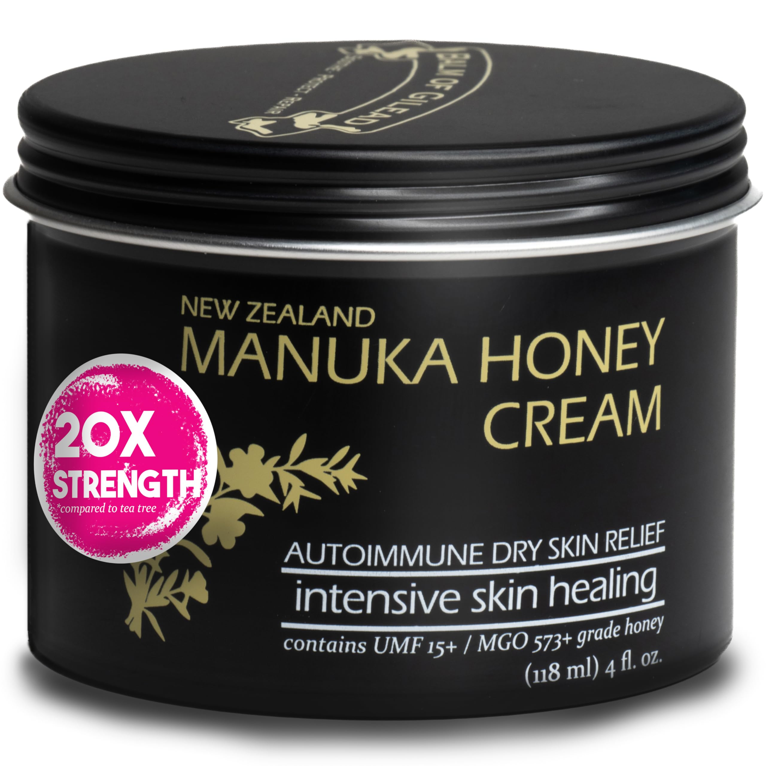 BALM OF GILEAD Manuka Eczema Honey Cream jar shows rich hydration for sensitive skin