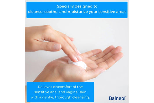Balneol silky texture closeup highlights moisturizing protection without greasy residue.
