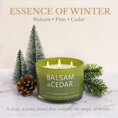 Luxurious candle displayed as elegant winter decor
