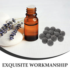 Lava diffuser stones absorbing essential oils