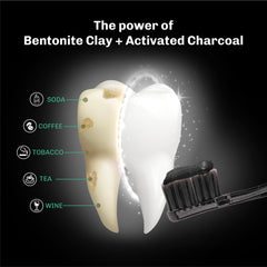 Bamboo soft toothbrush included with Bentodent toothpaste