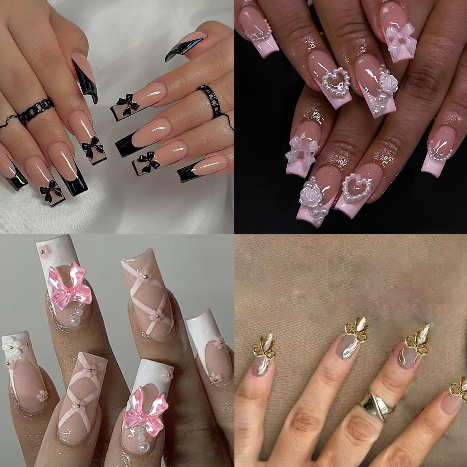 BANA ART Easy to apply, durable, wear-resistant bow charms.